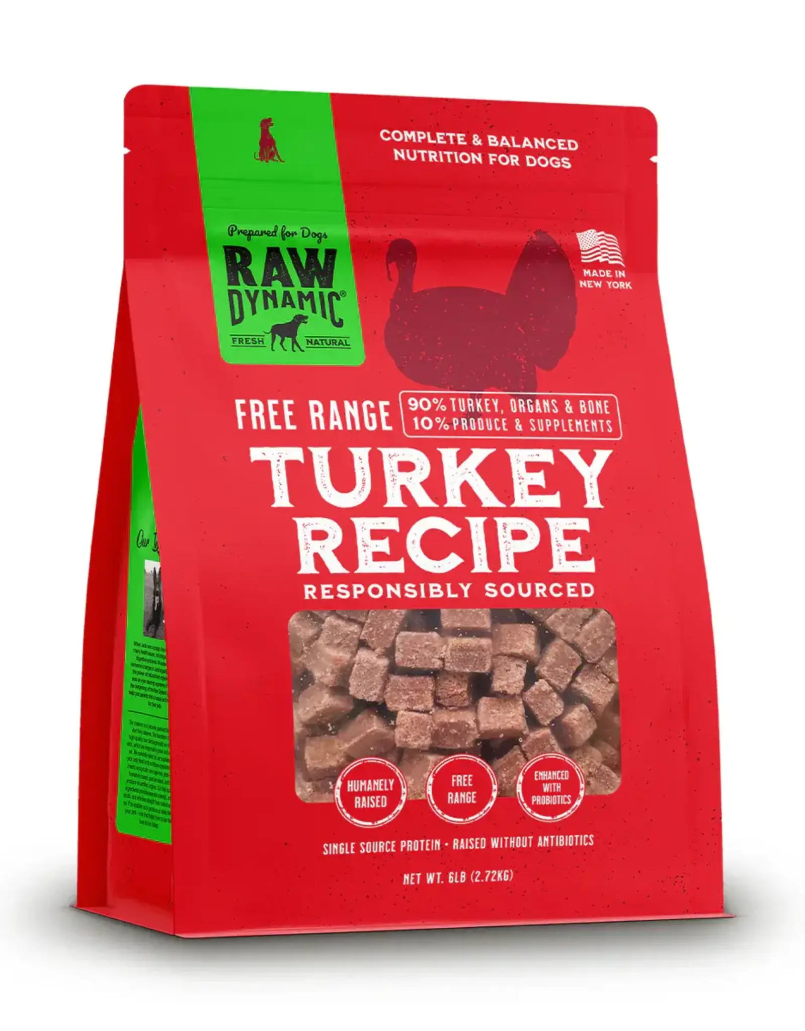 Raw Dynamic Raw Dynamics Frozen Turkey Formula for Dogs