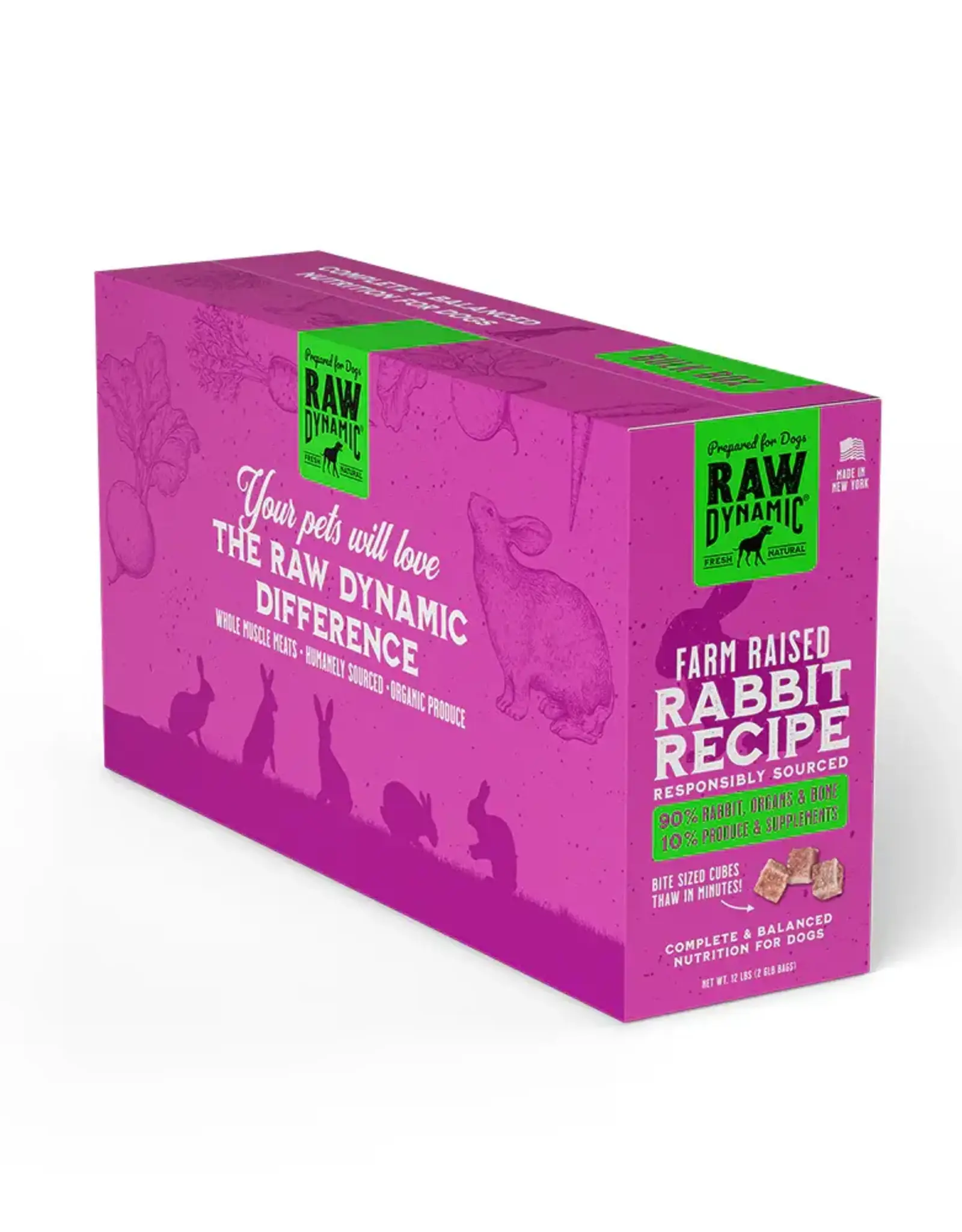 Raw Dynamic Raw Dynamics Frozen Rabbit Formula for Dogs