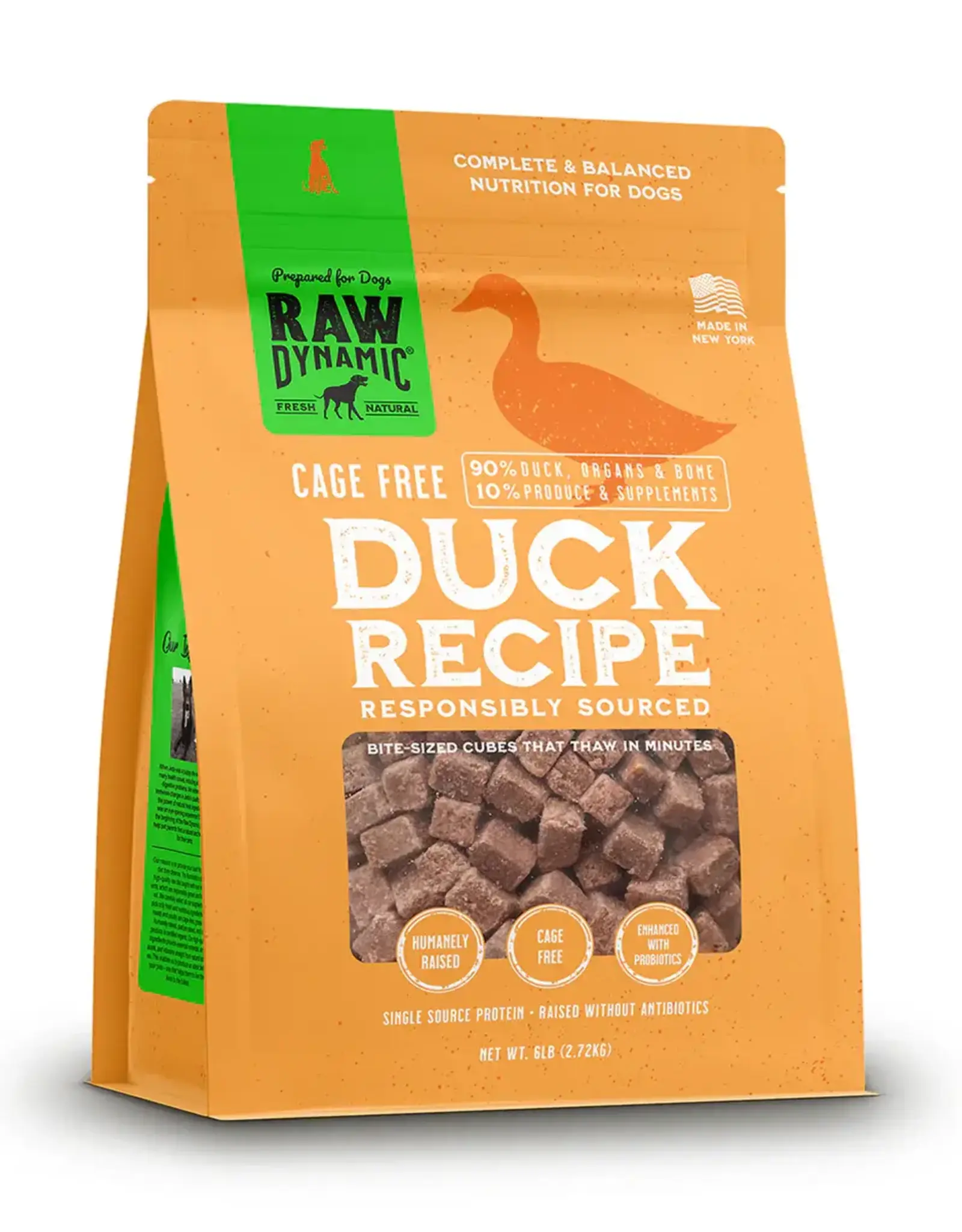 Raw Dynamic Raw Dynamics Frozen Duck Formula for Dogs