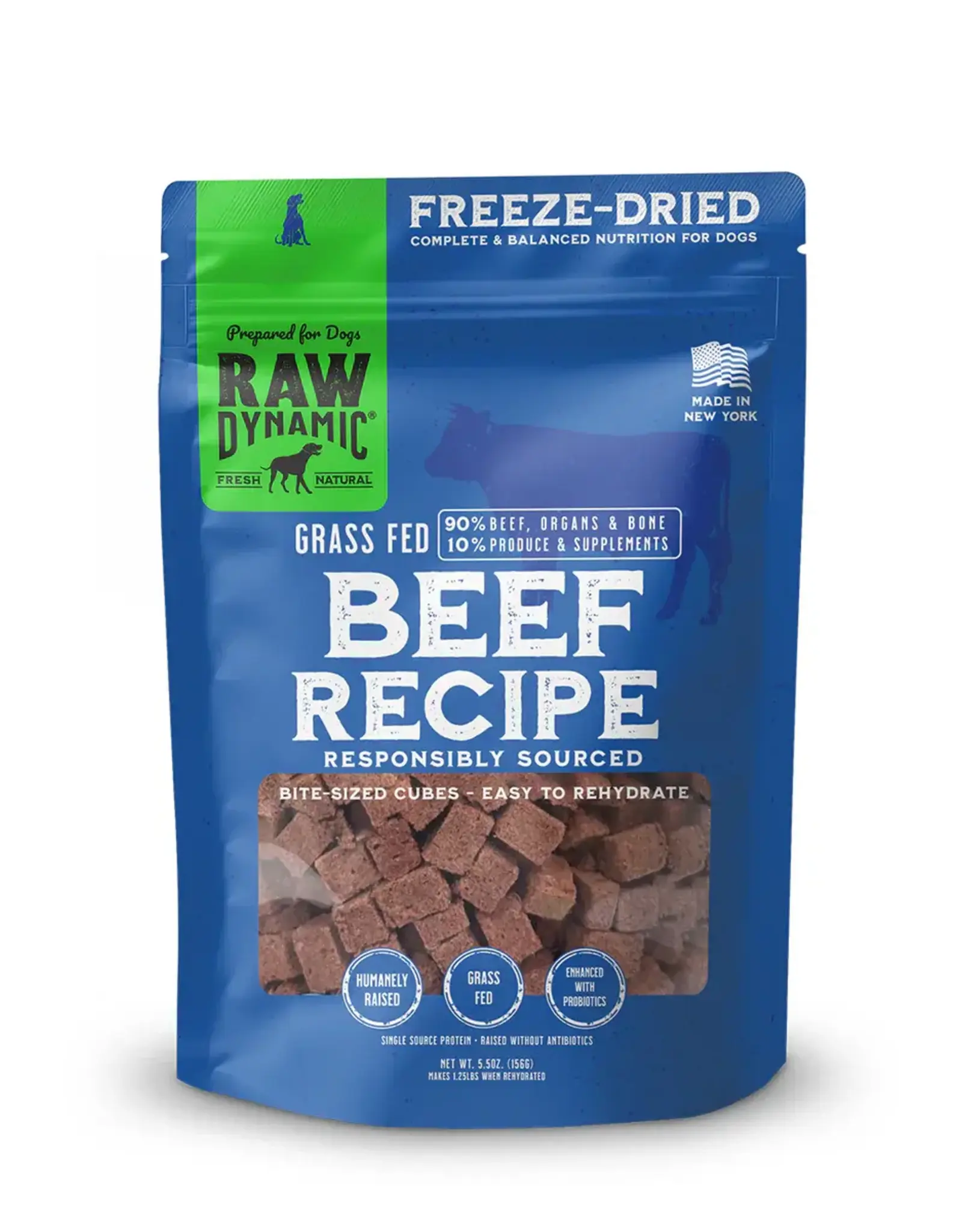 Raw Dynamic Raw Dynamics Freeze Dried Beef for Dogs