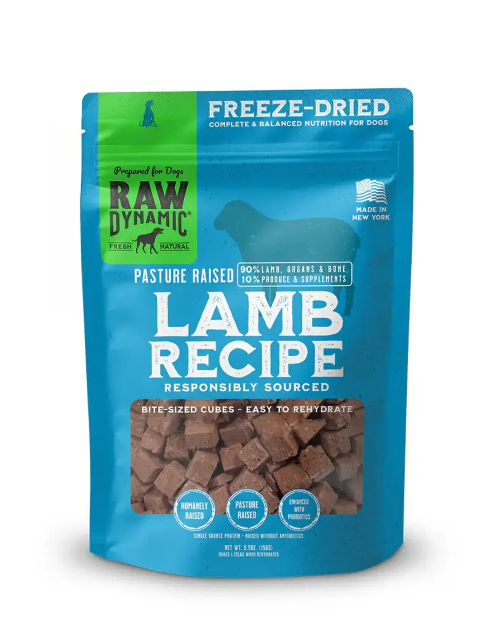 Raw Dynamic Raw Dynamics Freeze Dried Lamb for Dogs