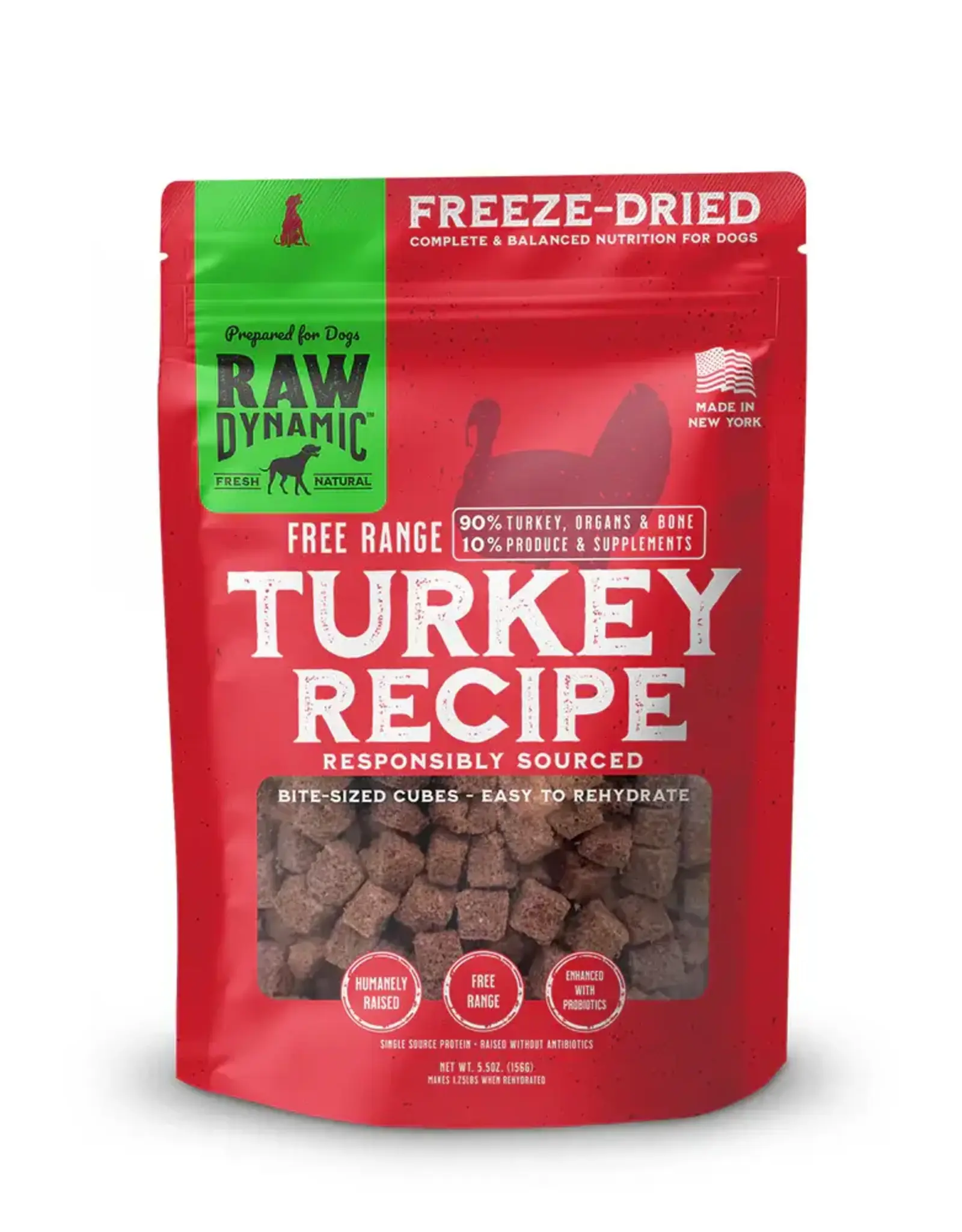 Raw Dynamic Raw Dynamics Freeze Dried Turkey for Dogs
