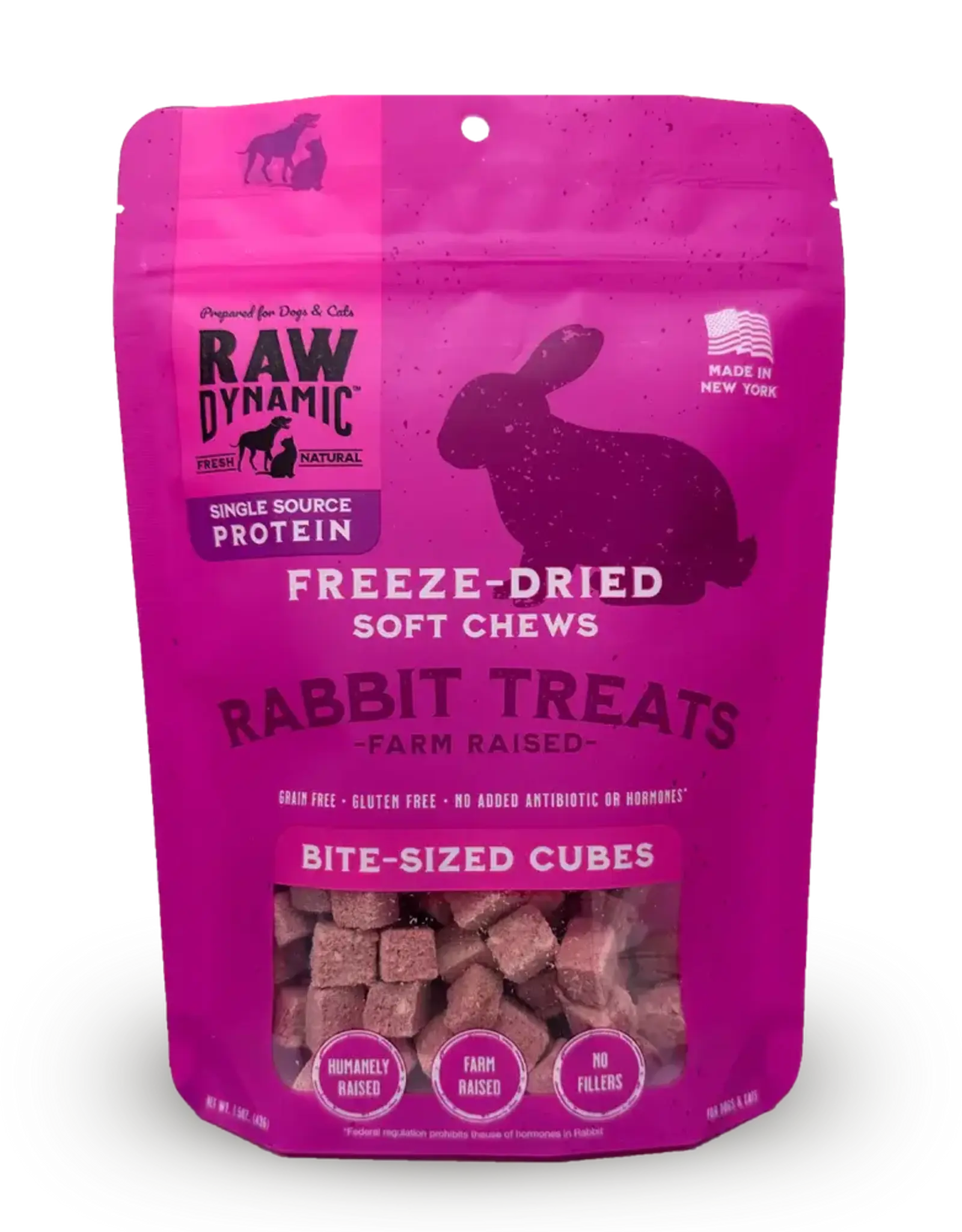 Raw Dynamic Raw Dynamics Freeze Dried Rabbit Treat 1.5oz