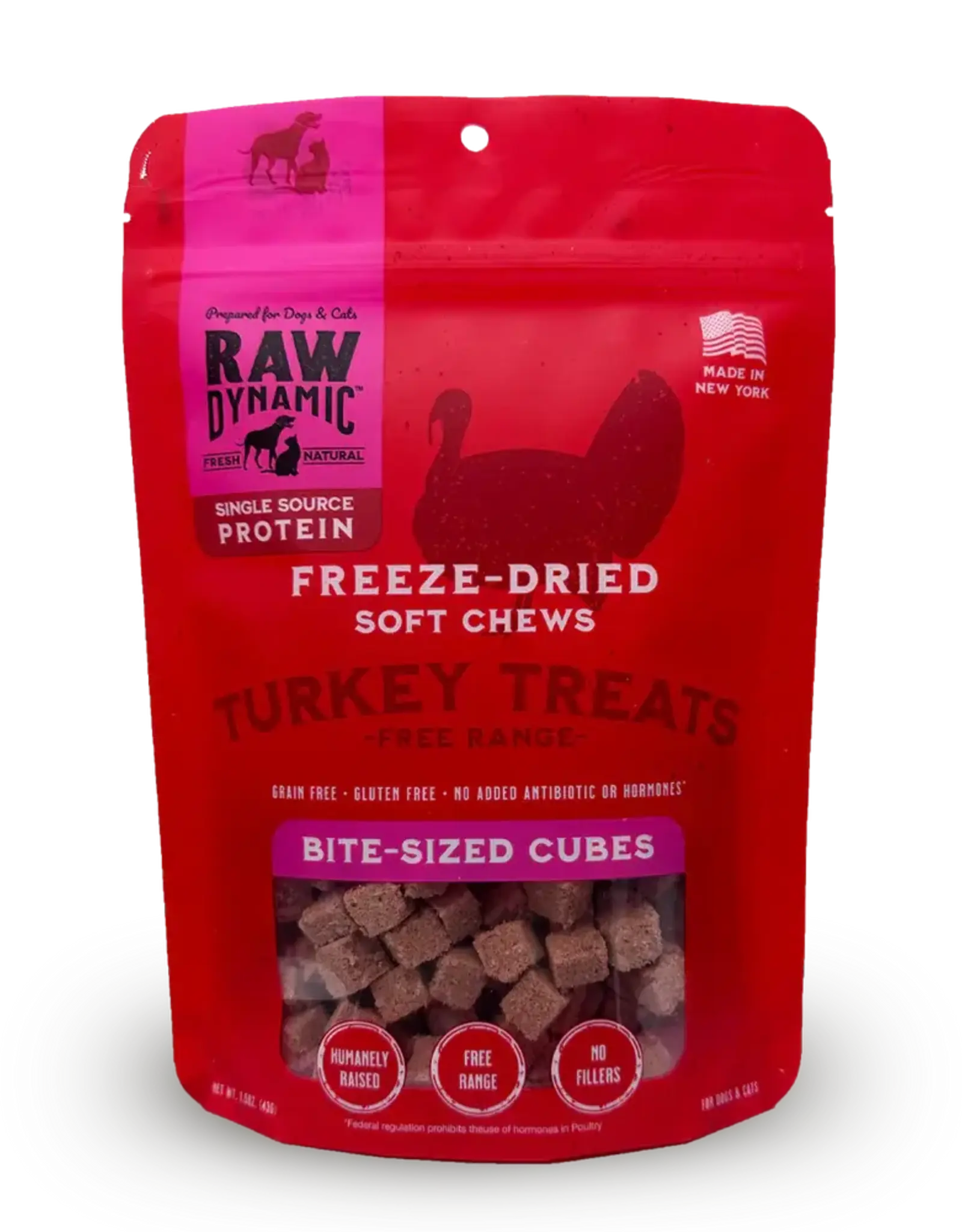 Raw Dynamic Raw Dynamics Freeze Dried Turkey Treat 1.5oz