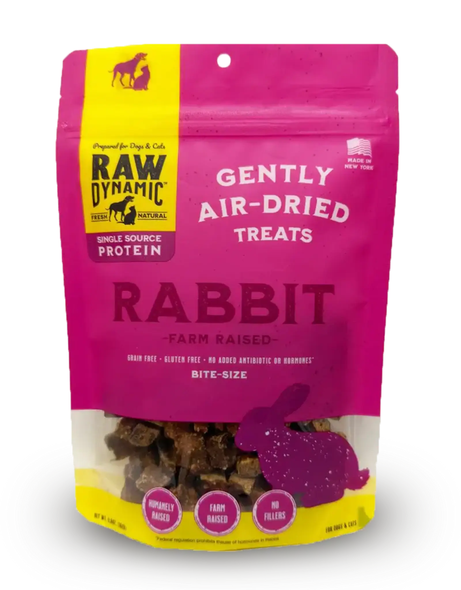 Raw Dynamic Raw Dynamics Air Dried Rabbit Treat 3.6oz