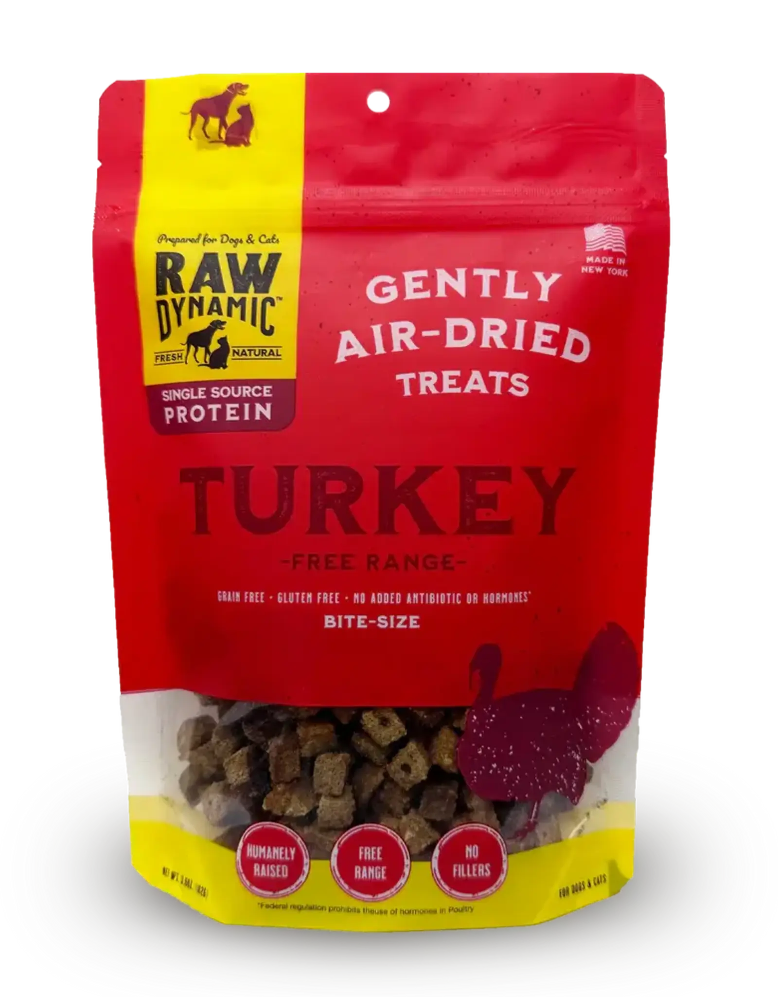 Raw Dynamic Raw Dynamics Air Dried Turkey Treat 3.6oz