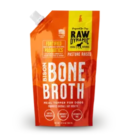 Raw Dynamics Raw Dynamics Bison Bone Broth for Dogs 12oz