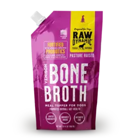 Raw Dynamics Raw Dynamics Venison Bone Broth for Dogs 12oz