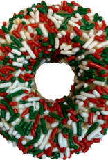 K9 Granola Factory K9 Granola Christmas Peanut Butter with Jimmies Donut
