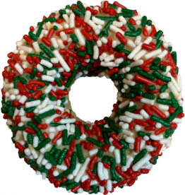 K9 Granola Factory K9 Granola Christmas Peanut Butter with Jimmies Donut