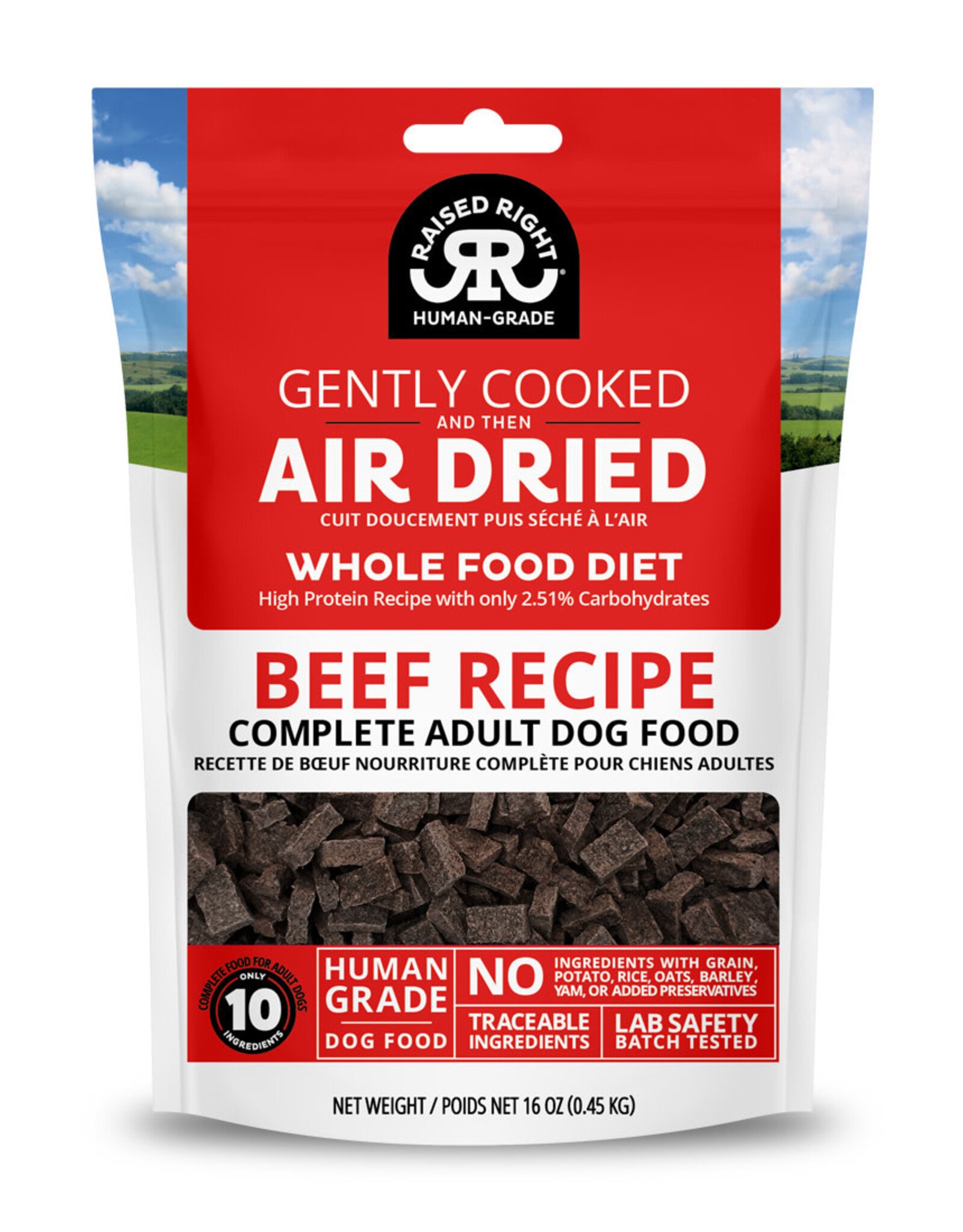 Raised Right Raised Right Air Dried Beef 1lb