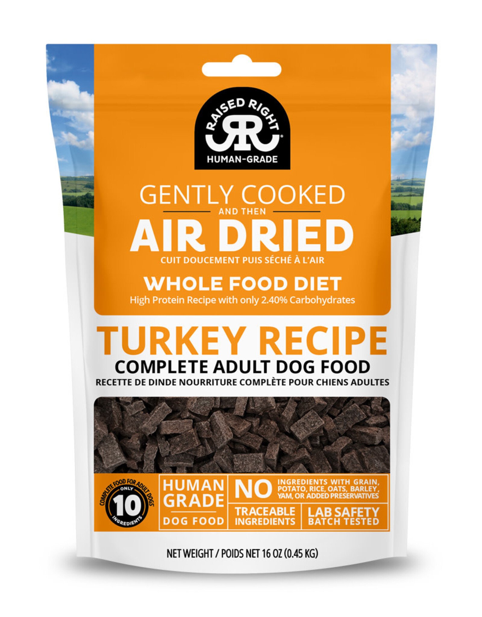 Raised Right Raised Right Air Dried Turkey 1lb