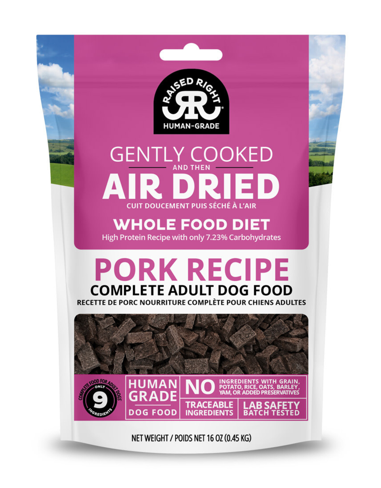 Raised Right Raised Right Air Dried Pork 1lb