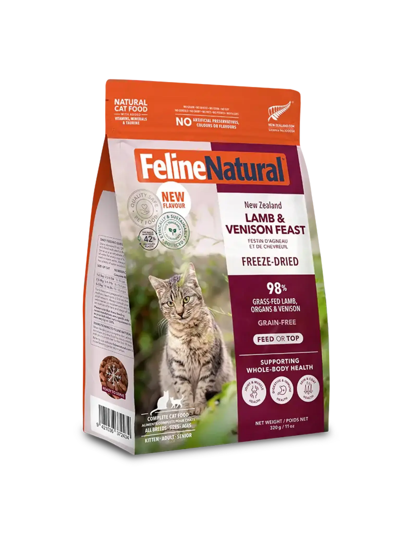 K9 Natural Feline Natural Freeze-Dried Lamb & Venison Feast