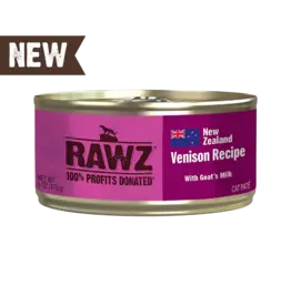 Rawz Rawz Cat 94% Venison with Goat's Milk Pate