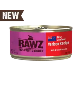 Rawz Rawz Cat 94% Venison with Green Mussels Pate