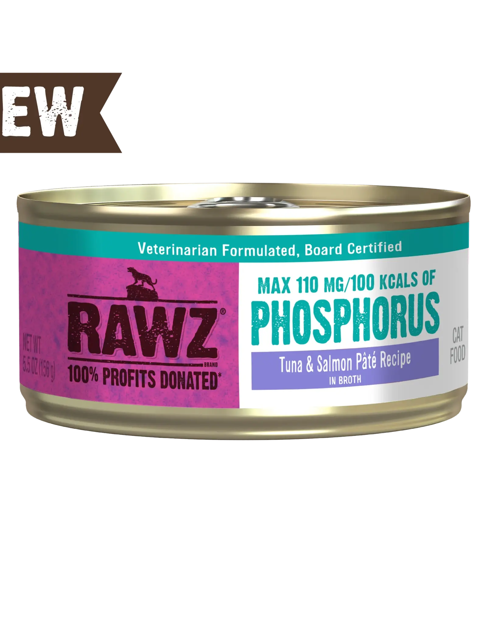 Rawz Rawz Cat Low Phosphorus Tuna & Salmon Pate 5.5oz