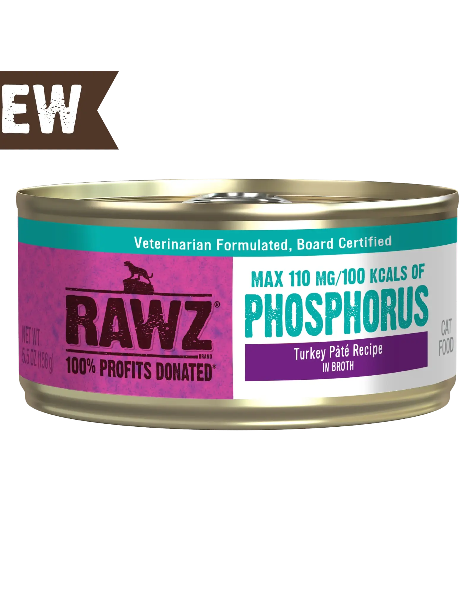 Rawz Rawz Cat Low Phosphorus Turkey Pate 5.5oz