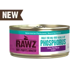 Rawz Rawz Cat Low Phosphorus Turkey Pate 5.5oz