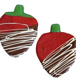 Preppy Puppy Valentine Dipped Strawberry