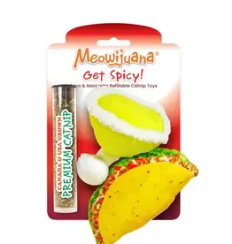 Meowijuana Get Spicy Taco Margarita Catnip Toy