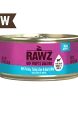Rawz Rawz Cat 96% Turkey, Turkey Liver & Goats Milk Pate 5.5oz