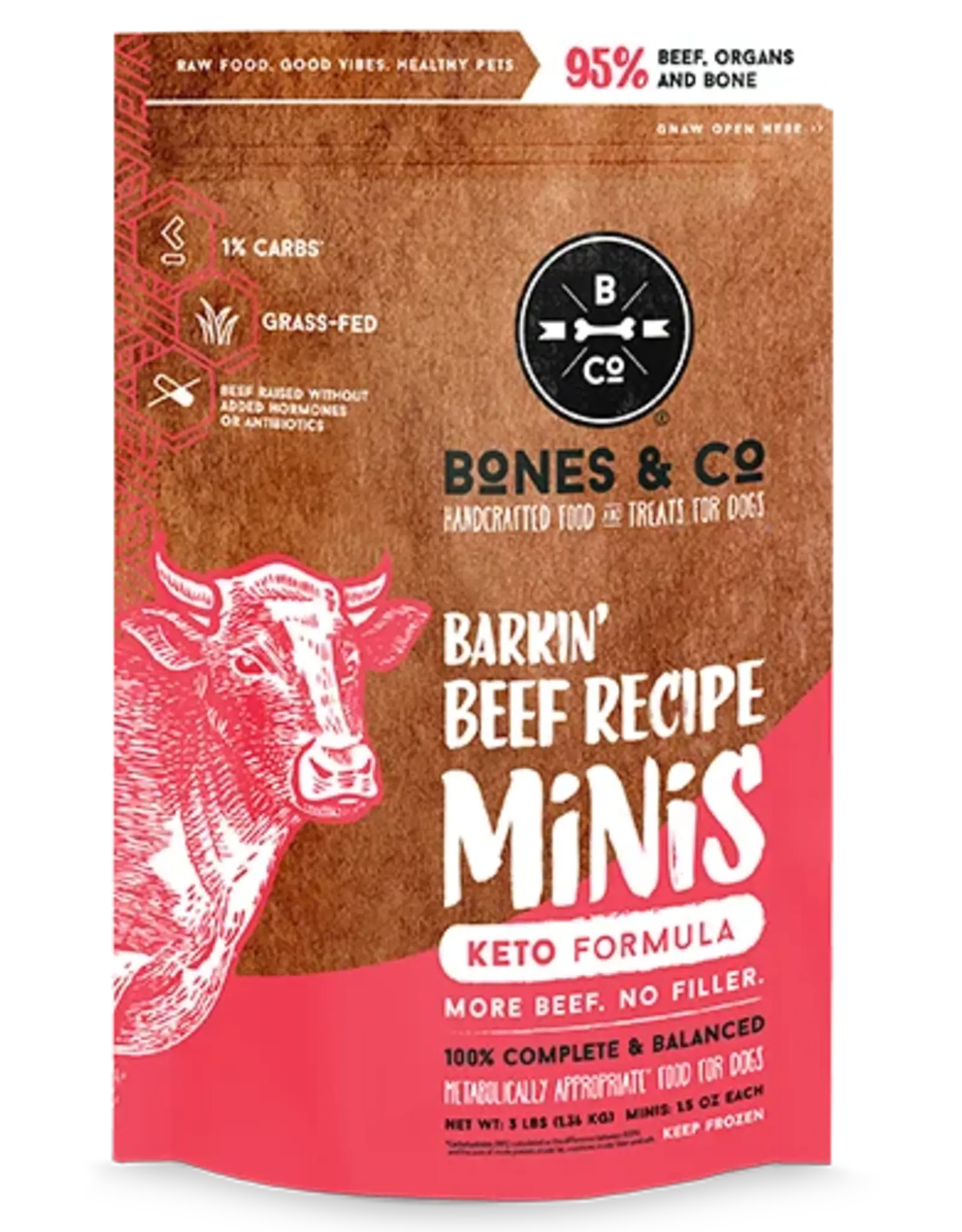 Bones & Co Bones & Co Frozen Barkin' Beef