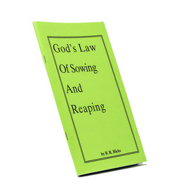 God’s Law Of Sowing And Reaping