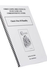 Christ’s Pots Of Humility W/B