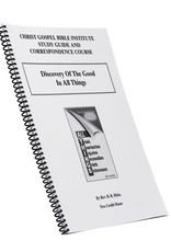 Discovery Of The Good In All Things W/B