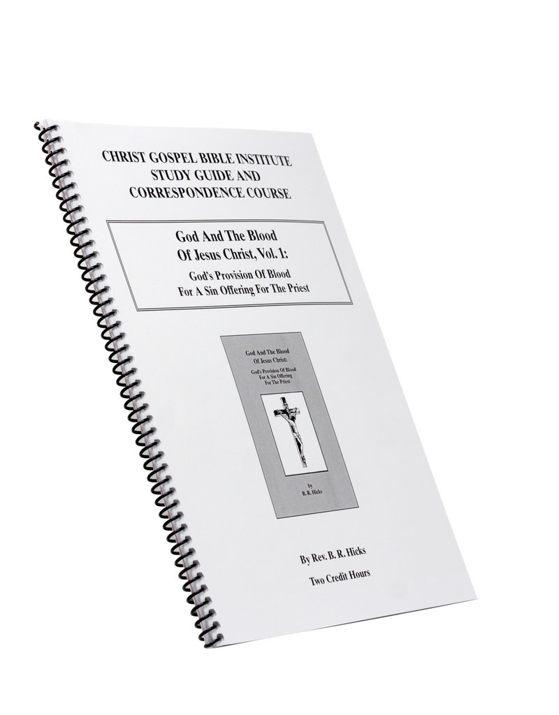 God And The Blood Of Jesus Christ Vol. 1 W/B