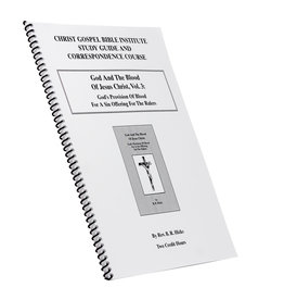 God And The Blood Of Jesus Christ Vol. 3 W/B