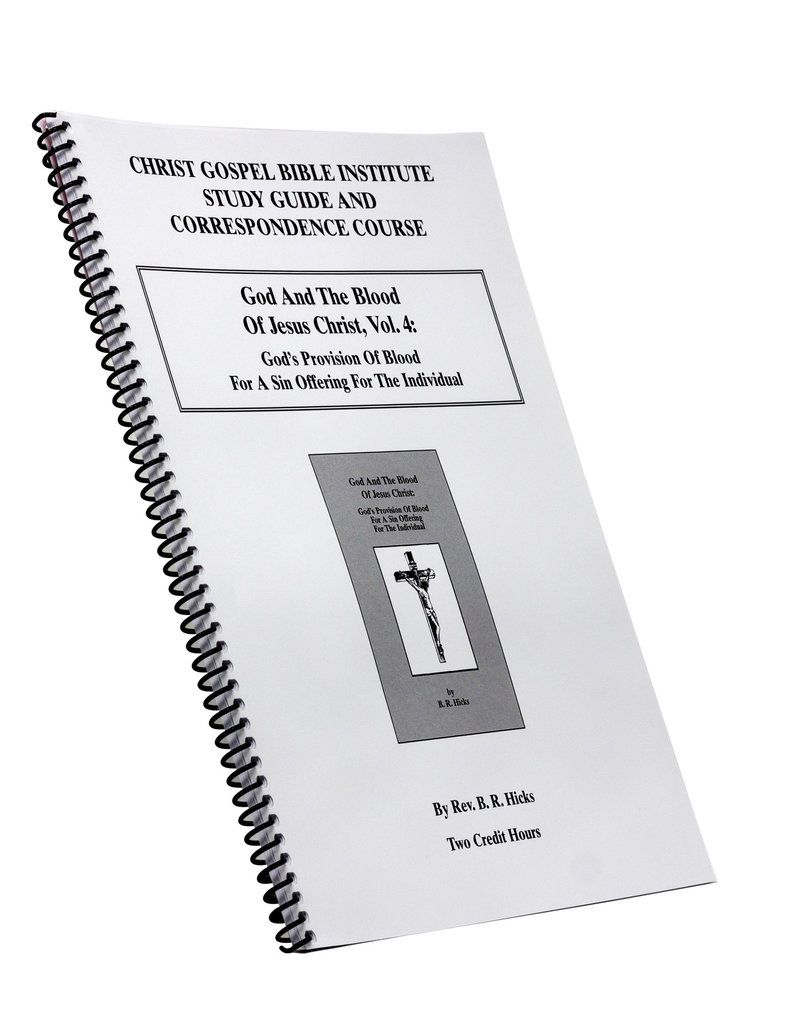 God And The Blood Of Jesus Christ Vol. 4 W/B