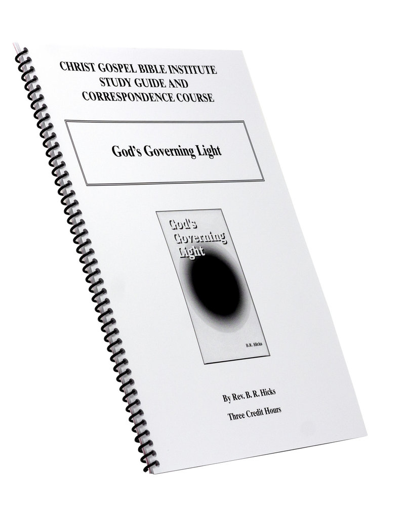 God’s Governing Light W/B