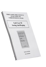 God’s Law Of Sowing And Reaping W/B
