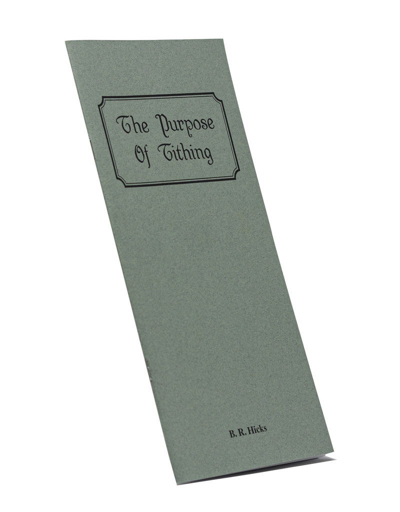 Purpose Of Tithing Tract (Hard Copy)