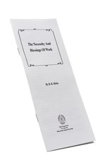Necessity And Blessings Of Work Tract (Hard Copy)