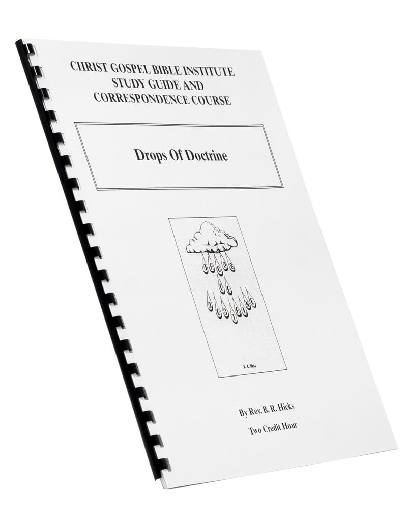 Drops Of Doctrine W/B