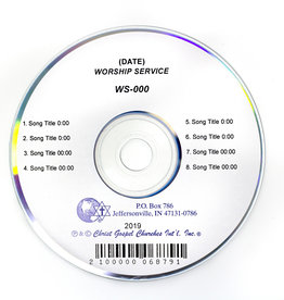 Worship Service CD# 033 – Sunday PM, 4/14/04