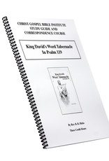 King David’s Word Tabernacle In Psalm 119 W/B