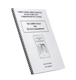 LORD’s Prayer And The Ten Commandments W/B