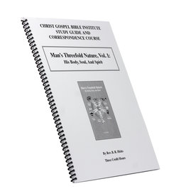 Man’s Threefold Nature, Vol. 1: His Body, Soul, And Spirit W/B