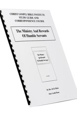 Ministry And Rewards Of Humble Servants W/B