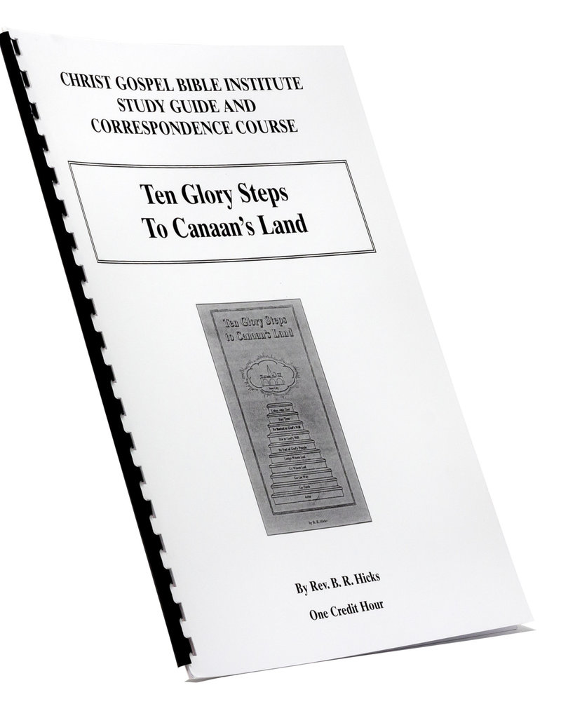 Ten Glory Steps To Canaan’s Land W/B