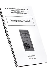 Thanksgiving And Gratitude W/B