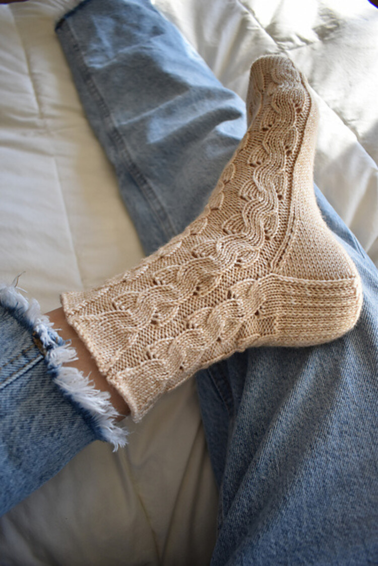 Tricot MCL Botanique, une collection de patrons de chaussettes tricotées