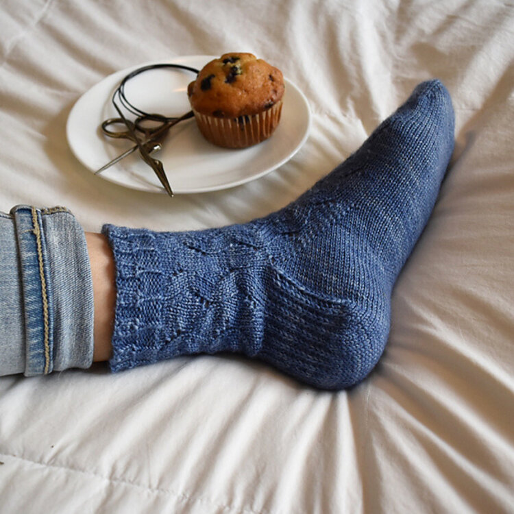 Tricot MCL Botanique, une collection de patrons de chaussettes tricotées