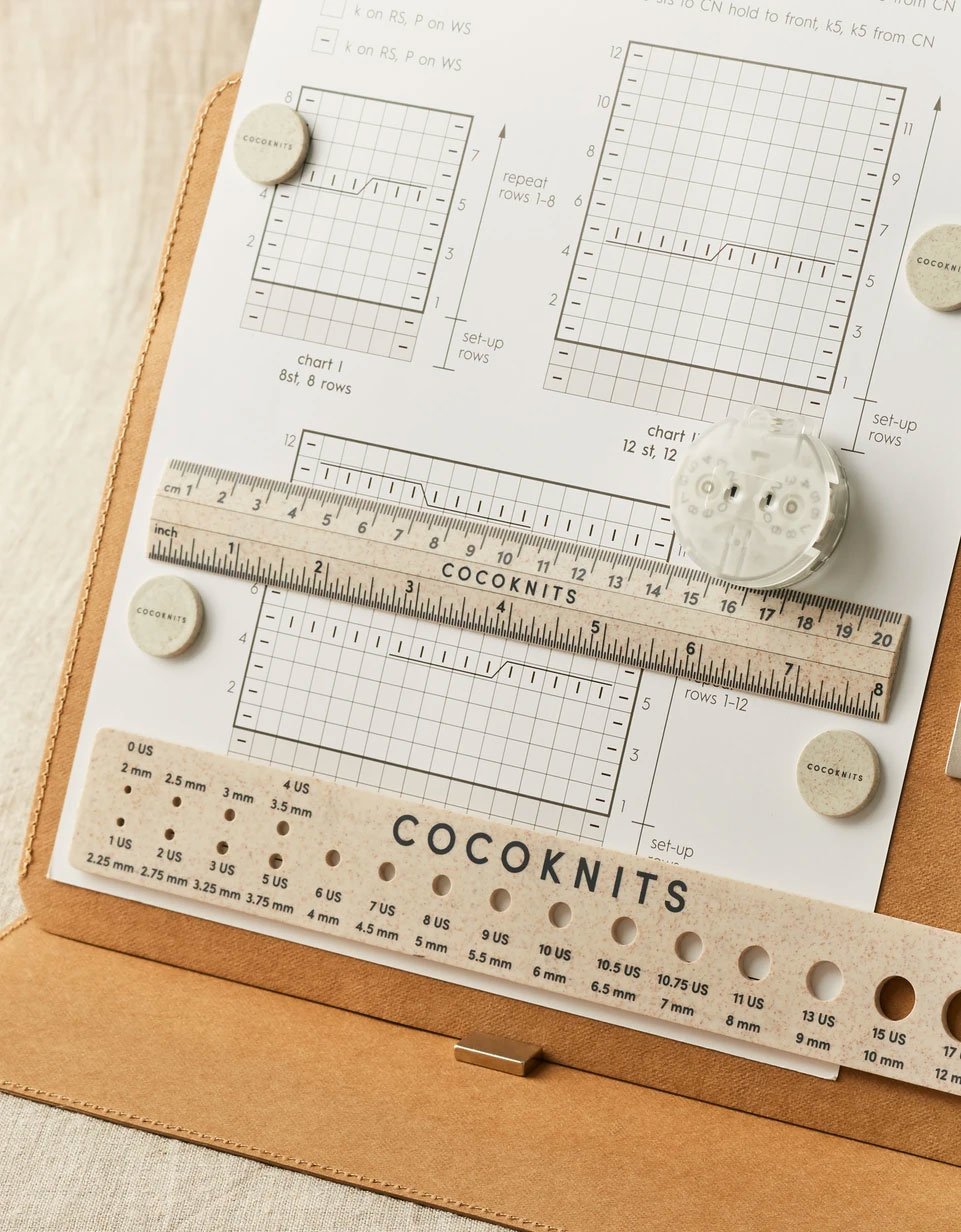 Cocoknits Cocoknits Règle mesure d'aiguilles et d'échantillon