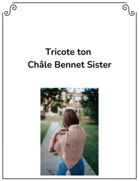 Tricote ton Châle Bennet Sister