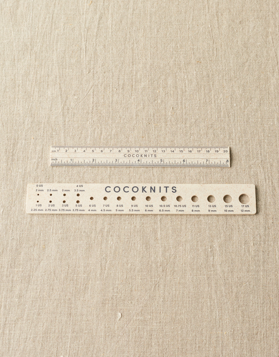 Cocoknits Cocoknits Règle mesure d'aiguilles et d'échantillon